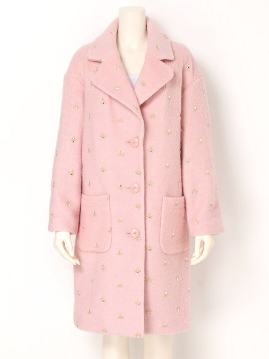 楽天市場】刺繍ビジューコート LILY BROWN リリーブラウン ジャケット  