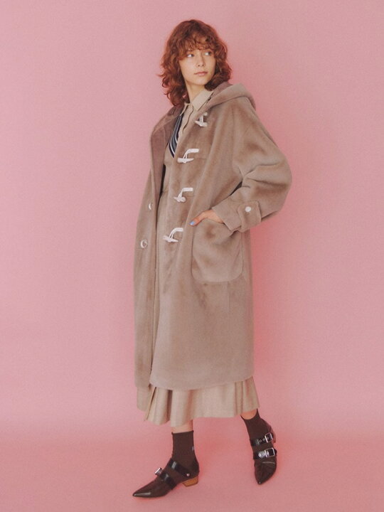 楽天市場】【SALE／50%OFF】エコファーダッフルコート FURFUR ファー 