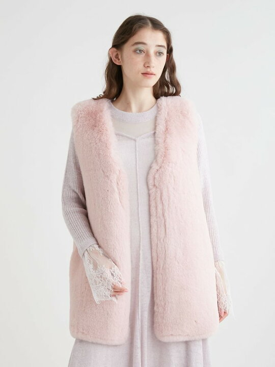 楽天市場】【SALE／50%OFF】エコファーリバーシブルベスト FURFUR 