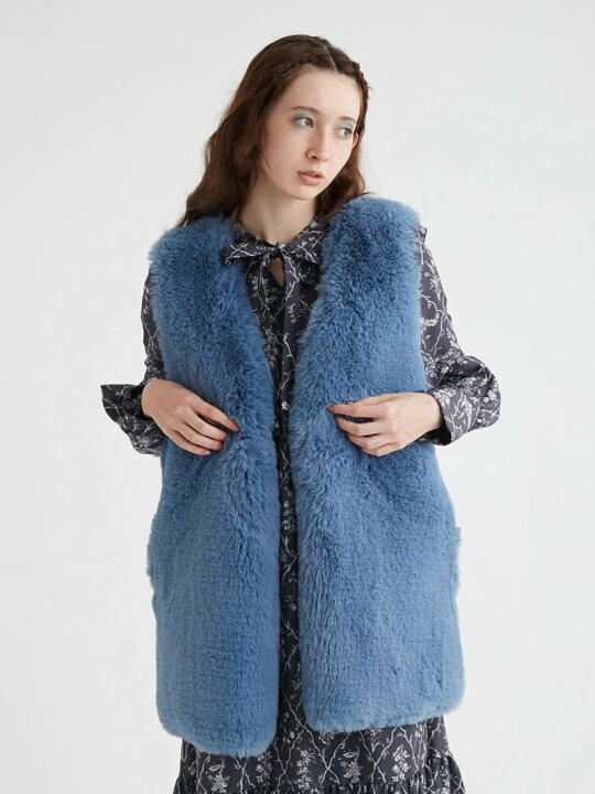 楽天市場】【SALE／50%OFF】エコファーリバーシブルベスト FURFUR 