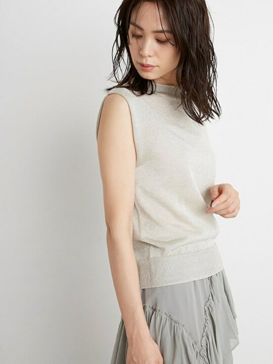 楽天市場】【SALE／50%OFF】シアーラメノースリニットプルオーバー 