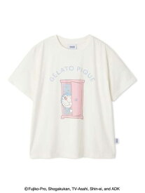 【ドラえもん】【レディース】ワンポイントTシャツ gelato pique ジェラートピケ インナー・ルームウェア その他のインナー・ルームウェア グレー ホワイト ピンク【先行予約】*【送料無料】[Rakuten Fashion]