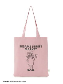 スケッチトートバッグ SESAME STREET MARKET セサミストリートマーケット バッグ エコバッグ・サブバッグ ホワイト イエロー レッド オレンジ ピンク ブルー[Rakuten Fashion]