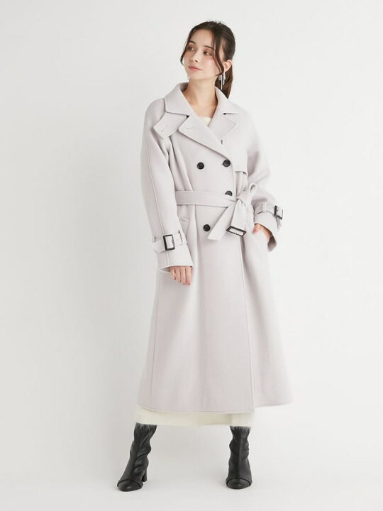 楽天市場】【SALE／30%OFF】ウール混ロングトレンチコート CELFORD 