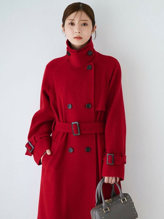 楽天市場】【SALE／30%OFF】ウール混ロングトレンチコート CELFORD 