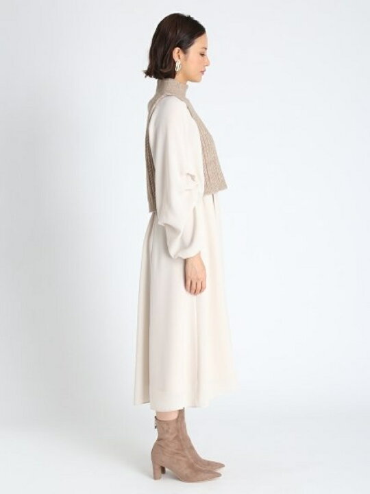 楽天市場】【SALE／60%OFF】ニットベストレイヤードワンピース CELFORD 