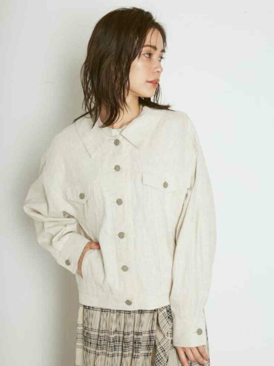 楽天市場】【SALE／50%OFF】リネンGジャン SNIDEL スナイデル 