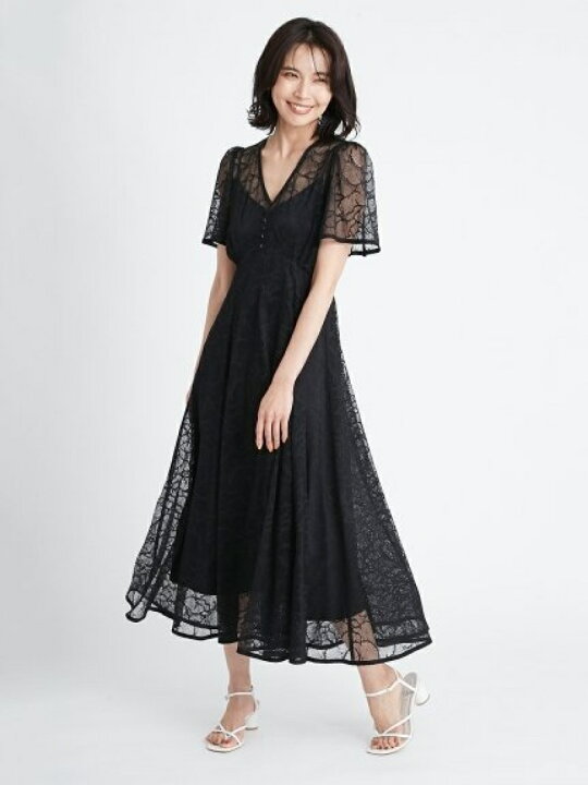 楽天市場】【SALE／50%OFF】ラッセルレースフレアワンピース FRAY I.D  