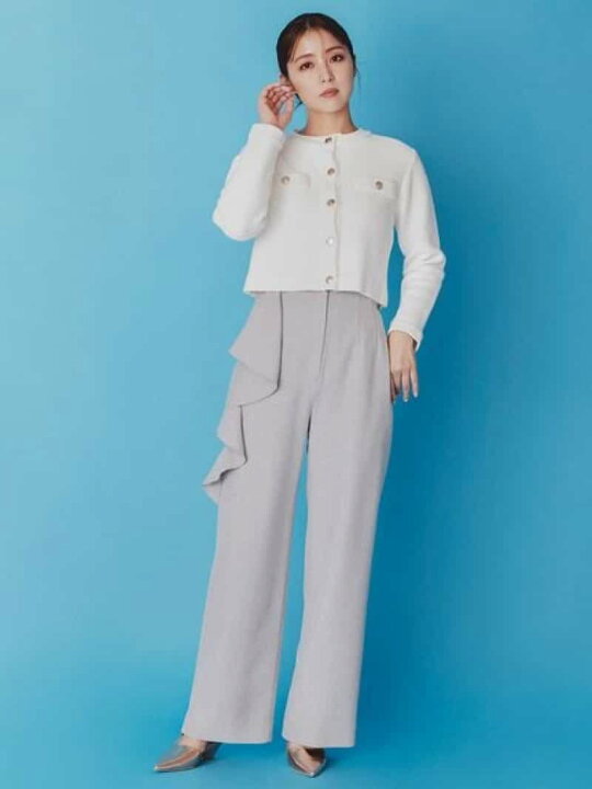 楽天市場】【SALE／50%OFF】ラッフルディテールワイドパンツ CELFORD 