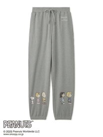 【SALE／30%OFF】【PEANUTS】【HOMME】裏毛ロングパンツ gelato pique ジェラートピケ パンツ その他のパンツ グレー ホワイト【RBA_E】【送料無料】[Rakuten Fashion]