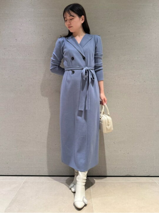 楽天市場】【SALE／40%OFF】トレンチ風ニットタイトワンピース CELFORD  