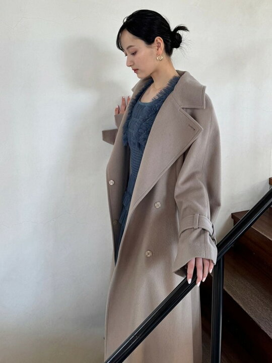 楽天市場】【SALE／50%OFF】ウールカシミヤスタンドカラーコート 