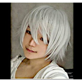 なりきりウィッグ アニメキャラ 銀白 お洒落 かつら コスプレ