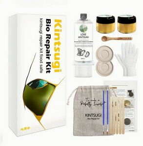 バイオ金継ぎ修復キット陶器を素早く修復するためのゴールデン磁器修復キット セラミック・ガラス・陶器用修復キット