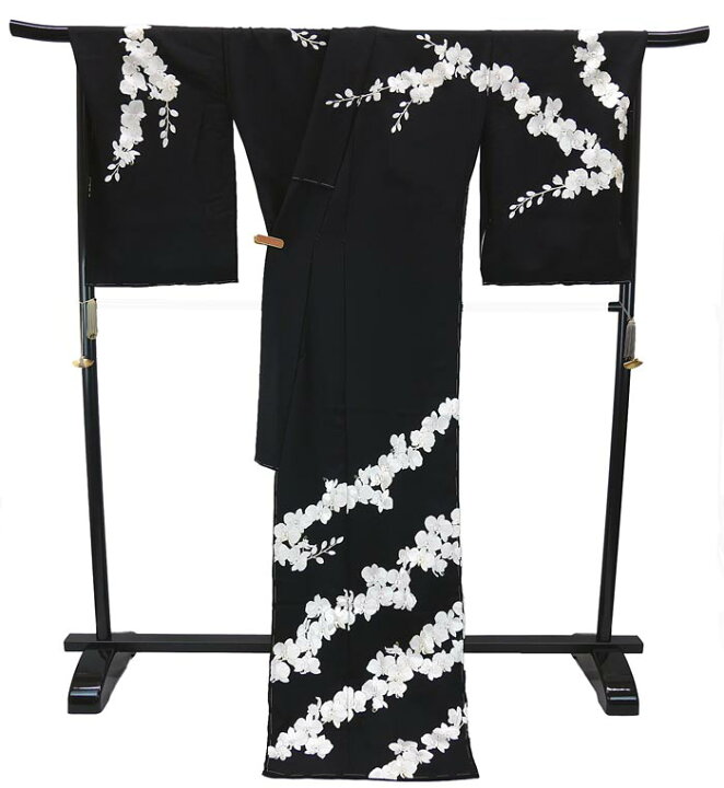 楽天市場】仕立て付き 刺繍訪問着 胡蝶蘭 新品 未仕立品 総刺繍 h-978 