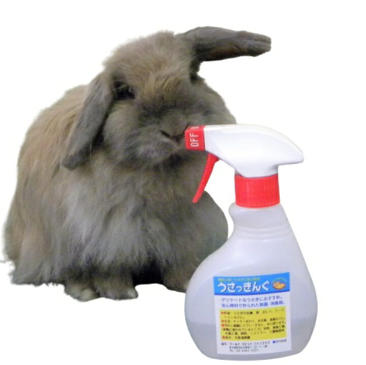 楽天市場 うさぎ 雑菌 安心 除菌 次亜塩素酸 安全 安心 うさっきんぐ 詰め替え用ボトル500cc うさぎファンクラブ 15年使用実績 うさぎ ファンクラブ