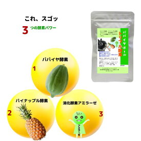 うさぎ 毛球サプリ パパイヤボール トリプル酵素 30g パパイヤボール新型 ご注文集中のため発送遅延が発生しております