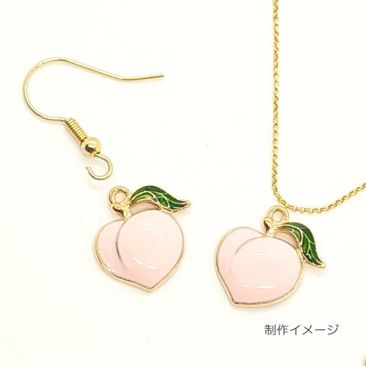 楽天市場】【最大2000円OFF】マラソン限定クーポン！チャーム 桃 17mm 