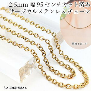 O`F[ T[WJXeX 2.5mm Jbgς 95cm S[hF lbN`F[ nhChp[c ̑fމ ANZT[p[c |f