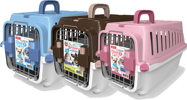 うさぎのおでかけキャリーバッグ M ピンク ブルー マルカン