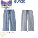 【送料無料】綿100％ パジャマ ズボンのみ GUNZE グンゼ 【寝るテコ 紳士 7分丈パンツ パジャマ(M/L)】クレープ パン…