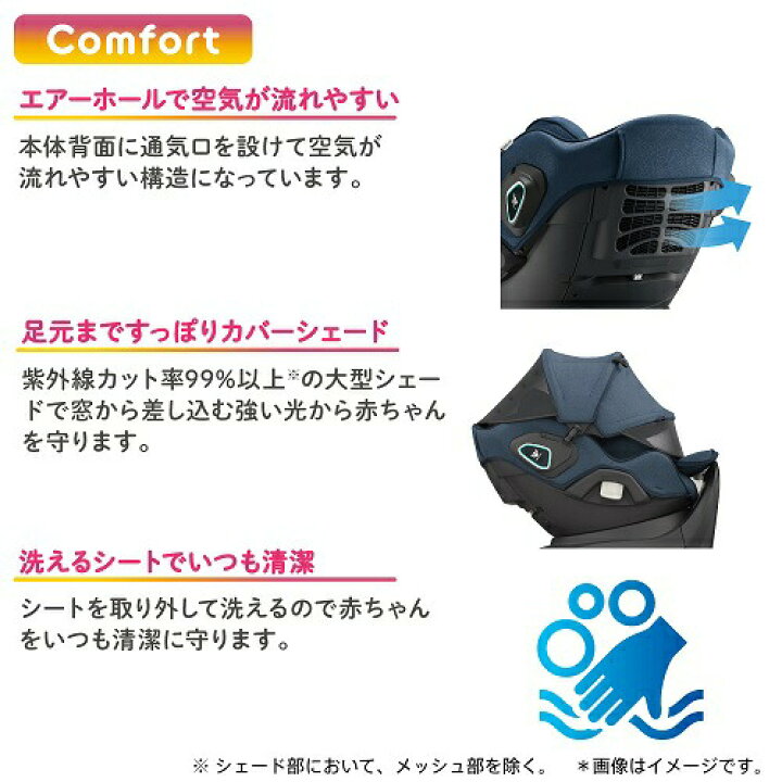 楽天市場】Aprica アップリカ マモリラ ケープネイビー ニンバス 