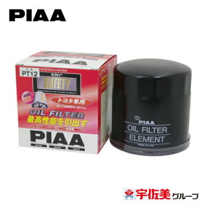 ゲリラP3倍 PIAA オイルフィルター オイルエレメント トヨタ車用 1個入 PT12