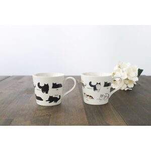 ゲリラP2倍 丸モ高木陶器 温感ゆる猫マグカップ1 サビ猫他 ラッピング有 0771-010-14 ギフト 贈り物 器 マグカップ