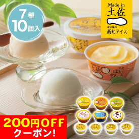 200円OFFクーポン お中元 ギフト 2025 高知 Made in 土佐 南の国の高知アイス 高知アイスセット 7種10個入 御中元 夏ギフト アイス アイスクリーム