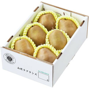 お歳暮 ギフト 2025 山形県産 スーパー ラ・フランス 6玉 計約1.5kg 御歳暮 冬ギフトお年賀 寒中見舞い フルーツ