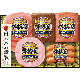 お歳暮 ギフト 2025 日本ハム 本格派ギフト 5種5個入 NH-327 御歳暮 冬ギフトハム 詰め合わせ 冷蔵