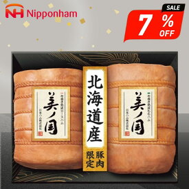 お歳暮 ギフト 2025 日本ハム 北海道プレミアム 美ノ国 2種2点入 UKH-102 御歳暮 冬ギフト 肉加工品 ハム