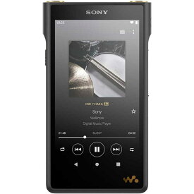 SONY ポータブルオーディオプレーヤー 防水 ハイレゾ対応/128GB ソニー ウォークマンWM1シリーズ ブラック NW-WM1AM2