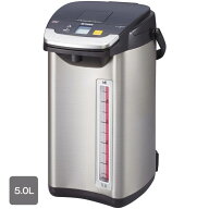 タイガー魔法瓶 蒸気レスVE電気まほうびん 5.0L ブラック PIE-A501K 電気ポット ぽっと 大容量 保温 安全…