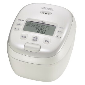 タイガー魔法瓶 圧力IHジャー炊飯器 炊きたて 5.5合 JRI-B100W ホワイト 炊飯器 すいはんき 炊飯ジャー 美味しく炊ける 5.5合 白