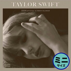 ブラウントラウト 2026年 テイラー・スウィフト 壁掛けミニカレンダー(Taylor Swift Calendar) ZB-07706カレンダー かれんだー 令和8年 令和八年 壁掛け おしゃれ
