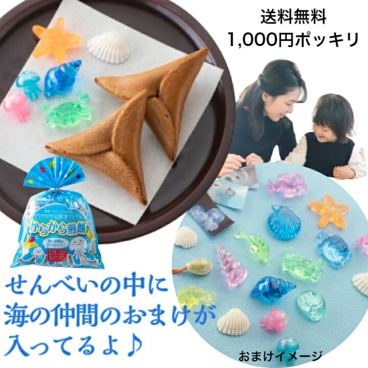 楽天市場 からからせんべい 5個入 1000円ポッキリ 送料無料 和菓子お菓子 内祝い 和菓子 国産 贈答用 詰め合わせ お土産 クラゲドリーム館 加茂水族館 くらげ せんべい 山形 土産 水族館 お取り寄せグルメ 水族館 ギフト 海 ひなまつり イルカ クラゲ 宇佐美煎餅店