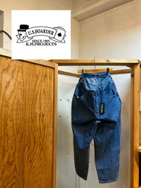 U.S.BOARDER Balloon denim バルーンデニムP デニム denim ストーンウォッシュ　stone wash ワイドパンツ Buggy pants バギーパンツ　ユーエスボーダー