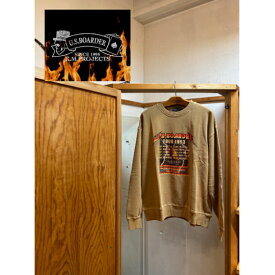 U.S.BOARDER Vintage style Sweatshirt ヴィンテージSWT Mustard マスタード MTD 辛子色　ユーエスボーダー usboarder