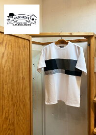 usboarder T-shirt S/S 切替胸T White　ホワイト　patchwork パッチワーク　ユーエスボーダーUSB　USボーダー
