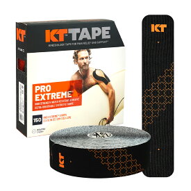 【公式】 KT TAPE ( ケイティテープ ) | PRO エクストリーム150 ジャンボ | 150枚入り 幅5cm × 長さ25cm プレカットタイプ ジェットブラック KTPREX150