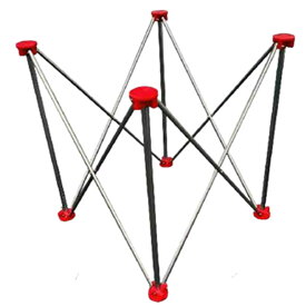 スパイダーレッグテーブル脚 ASR4-62 作業台 脚のみ 62×62用 コンパクト アウトドア キャンプ アルミス 代引不可