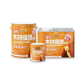 油性木材保護塗料 0.7L 木部保護 油性 屋外用 木材用 防カビ 防虫 防腐 塗装 塗料 カンペハピオ 福KD