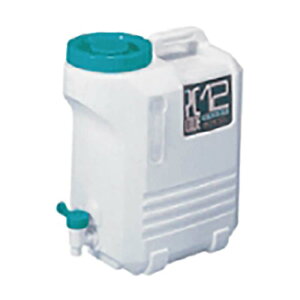 水容器 12L PCコード 12 ホワイト 12個セット 水 タンク コック付 アウトドア 防災 北陸土井工業 金T 個人宅配送不可 代引不可