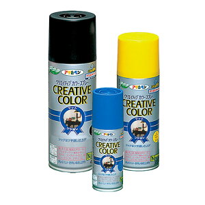 スプレー塗料 クリエイティブカラースプレー 300ml マット ツヤ消し ミスティカラー スプレー 塗料 塗装 屋内外 多用途 アサヒペン 福KD