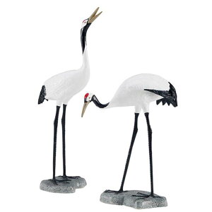 日本庭園用アイテム FRP 鶴セット 一対 大 A60CZ304 エクステリア 日本庭園 グローベン Lク 北海道配送不可 代引不可