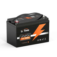 バッテリー LiTime 12V 100Ah リン酸鉄リチウムイオンバッテリー L12V100-100-BASIC-4-A100 ボート 電池 …