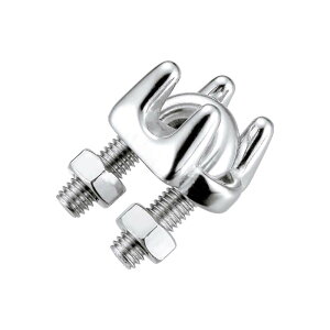 ワイヤー用金具 ワイヤークリップ SUS316 ワイヤー径 10mm AK15208 ステンレス SUS 浅野金属工業 アMD