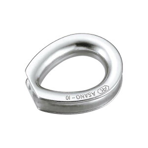 ワイヤー用金具 深溝ワイヤーコース ワイヤー径 10mm AK3386 ステンレス 浅野金属工業 アMD