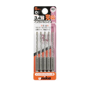 �h���� �[�d�C���p�N�g�h���C�o�[�r�b�g RJ�^�C�v 5�{�Z�b�g 4.3mm DP5RJ43 �r�b�g �u���b�N �����K �����^�� Unika ���j�J �O�yD �������� ���[����